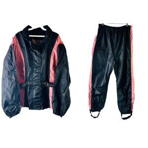 Vintage Y2K XElement Motorcycle Jacket Heat Resistant Pant Set 2 Pc 2XL